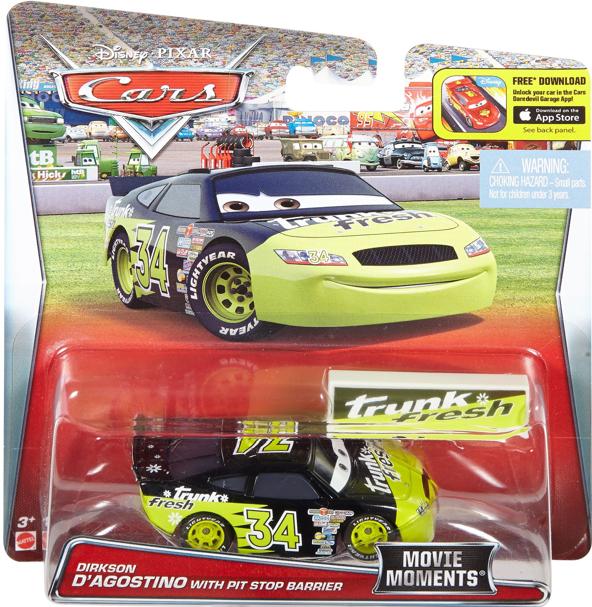 Disney Pixar Cars Movie Moments Dirkson D'agostino with Pit Stop